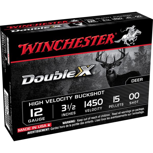 WIN DBLX 12GA 3.5″ 00BK 15PLT 5/250