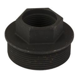 YHM 5/8″-24 CRBNE ADPTR SDWNR M2 BLK