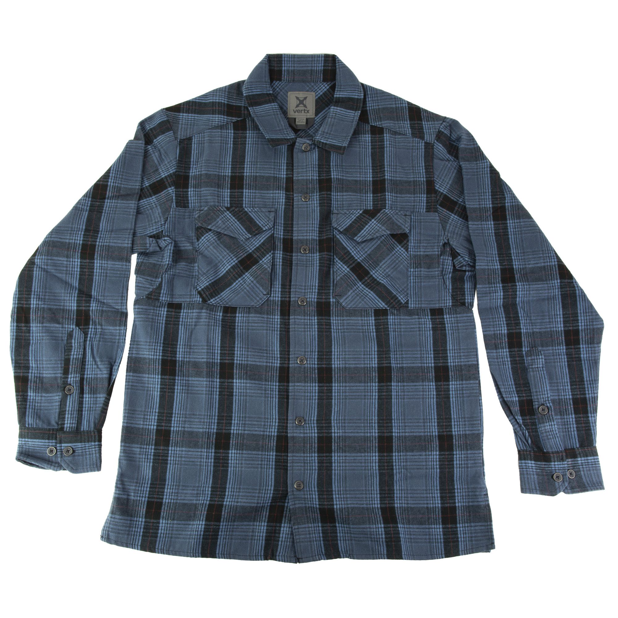 VERTX CANYON RIVER FLANNEL BLUE MED