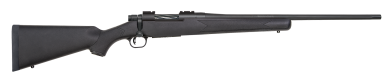 Mossberg 27851 Patriot  7mm-08 Rem 5+1 22″ Fluted Barrel w/Recessed Match Crown, Matte Blued Metal Finish, Spiral-Fluted Bolt, Synthetic Stock, Drop Box Magazine, Adjustable LBA Trigger