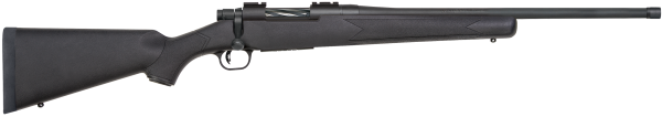 Mossberg 28175 Patriot  Full Size 400 Legend 4+1 20″ Matte Blued Threaded Barrel, Matte Blued Drilled & Tapped Stainless Steel Receiver, Fixed Black Synthetic Stock, Right Hand