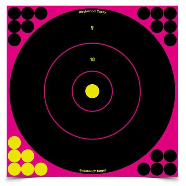 B/C SHT-N-C RND BULLSEYE TGT 5-12″ P