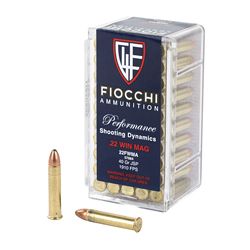FIOCCHI 22WMR 40GR JSP 50/2000
