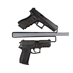 GSS OVER UNDER HANDGUN HANGERS 2PK