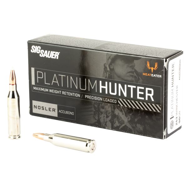 SIG AMMO 243WIN 90GR AB 20/200