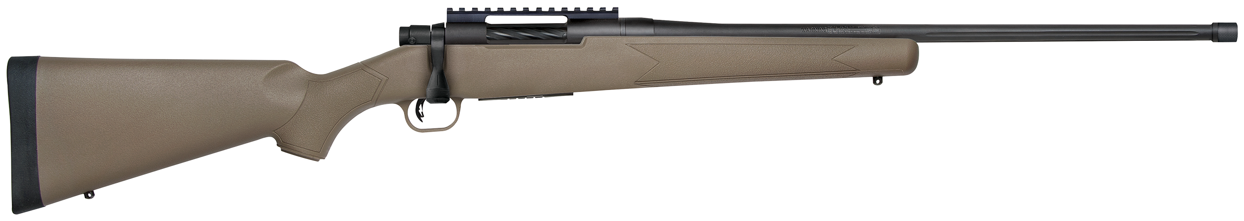 Mossberg 27875 Patriot Predator 6.5 Creedmoor Caliber with 5+1 Capacity, 22″ Threaded/Fluted Barrel, Matte Blued Metal Finish & Flat Dark Earth Synthetic Stock Right Hand (Full Size)