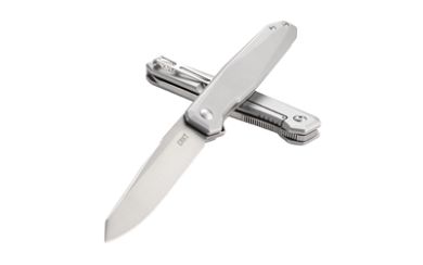 CRKT FACET SILVER 3.37″ PLAIN EDGE