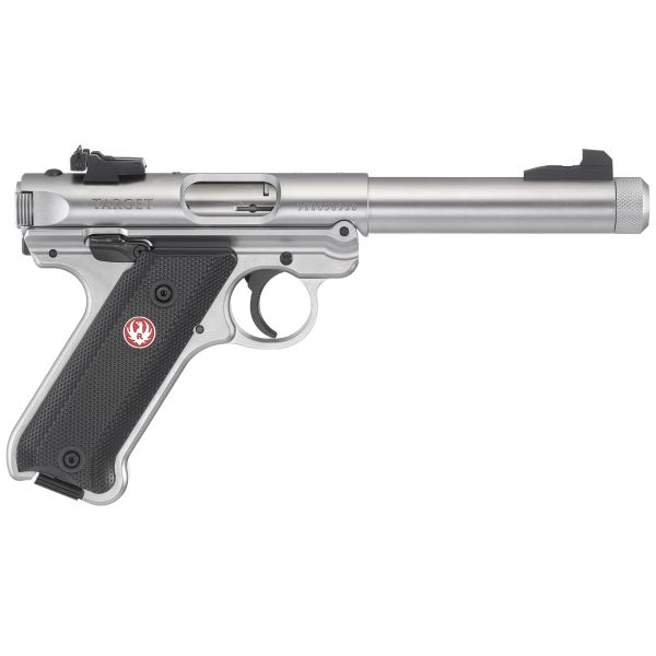 RUGER MRK IV TRGT 22LR 5.5″ 10RD STS
