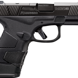 Mossberg 89025 MC2sc Sub-Compact 9mm Luger 3.40″ 14+1,11+1 Matte Black DLC Stainless Steel with Optics Cut Aggressive Textured Black Polymer Grip (No Safety)