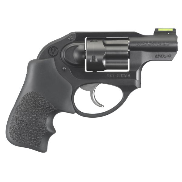 RUGER LCR 38SPL+P 1.87″ BLK 5RD FO