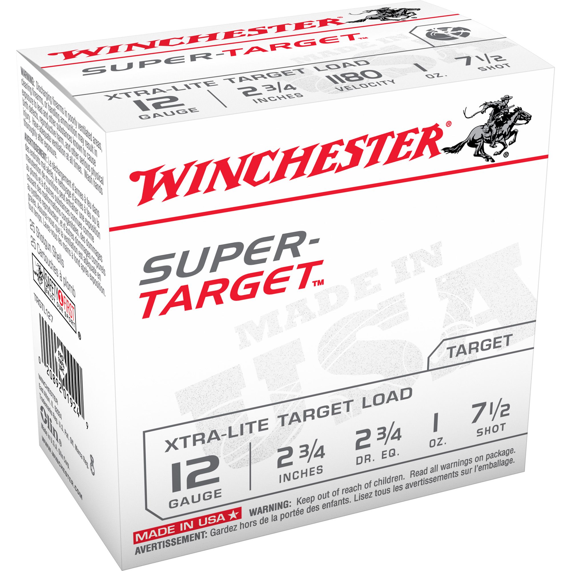 WIN SPR TRGT 12GA 2.75″ #7.5 25/250