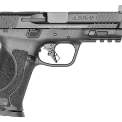 Smith & Wesson 13585 M&P M2.0  Full Size 9mm Luger 17+1, 4.62″ Black Armornite Steel Threaded Barrel & Optic Ready/Serrated Slide, Matte Black Polymer Frame w/Picatinny Rail