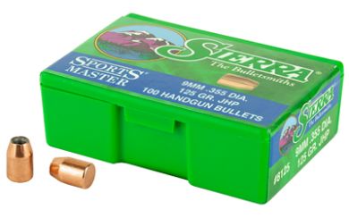 SIERRA SPORTS MASTER 9MM 125GR JHP
