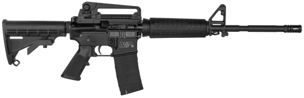 Smith & Wesson LE 311000 M&P15 with Carry Handle 
Semi-Automatic 223 Remington/5.56 NATO 16″ 30+1 6-Position Black Stk Black