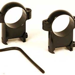 BURRIS HIGH 1″ ZEE RINGS BLK