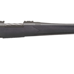 Mossberg 28259 Patriot  Full Size 450 Bushmaster 4+1 20″ Stainless Cerakote Threaded Barrel, Stainless Cerakote Drilled & Tapped Receiver, Fixed Black Synthetic Stock