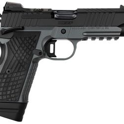 Kimber Mfg.,inc 3100021 KDS9C TFS 9mm 15+1 18+1 4.60″ KimPro Gray/Black Front and Rear Serrations Stainless Steel G-10 Grip