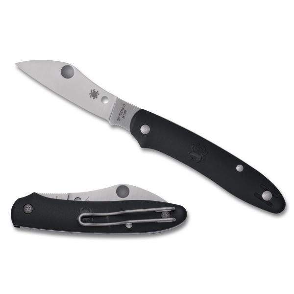 SPYDERCO ROADIE XL LTWT 2.74″ BLK