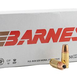 BARNES DEFENSE 9MM 124GR 50/500