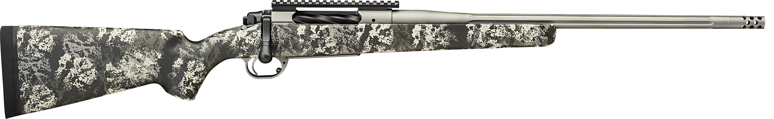 Springfield Armory BAB920308Y 2020 Boundary  308 20″ Rogue Camo Fluted Barrel Tactical Gray Cerakote Model 2020 Stainless Steel Receiver Carbon Fiber w/ M-LOK