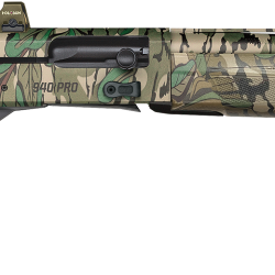 Mossberg 85169 940 Pro Turkey 12 Gauge 4+1 3″ 18.50″, Mossy Oak Greenleaf, Optic Cut Rec, Self-Draining Synthetic Stock with Adj. Shims, HiViz CompSight Fiber Optic Sight, Includes Holosun Red Dot