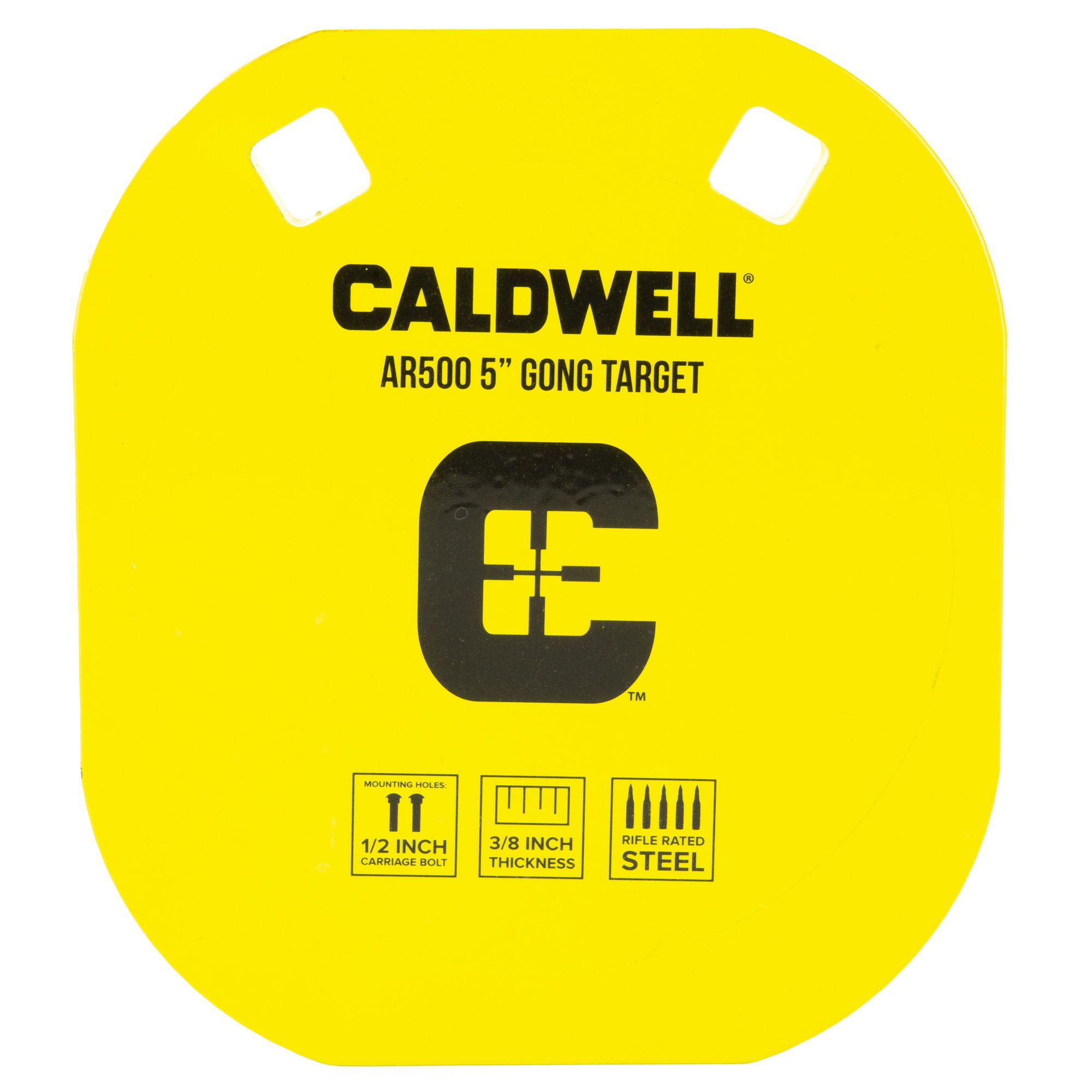 CALDWELL AR500 5″ YELLOW