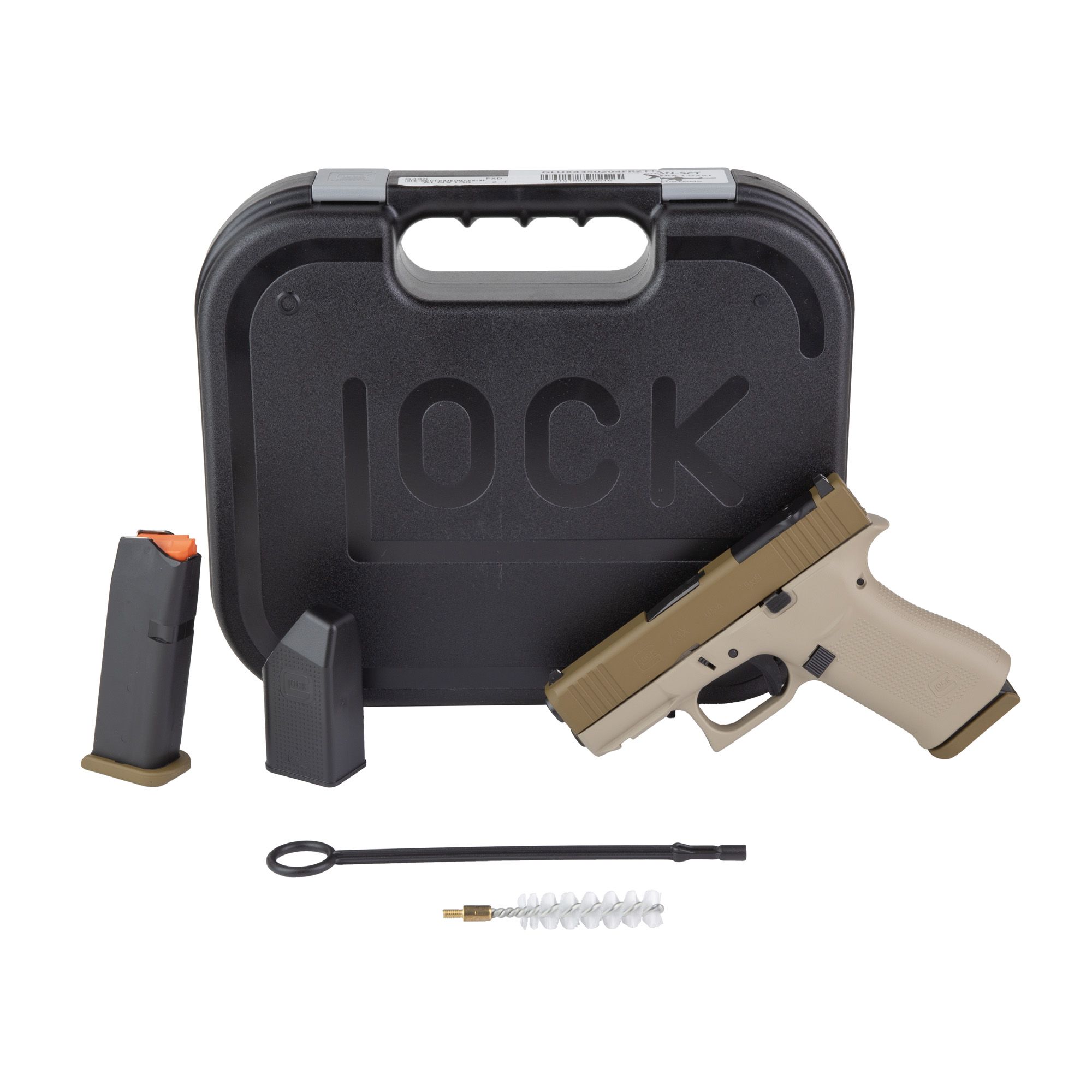 GLOCK 43X 9MM 10RD MOSK TWO TONE TAN