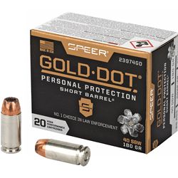 SPR GOLD DOT 40SW 180GR HP SB 20/200