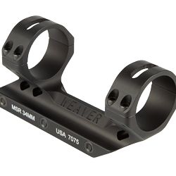 WEAVER 34MM FIXED MSR MOUNT MATTE