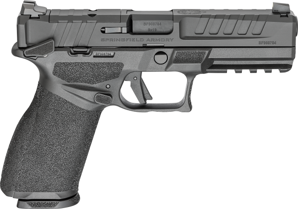 Springfield Armory EC9459BMSLCU Echelon  9mm Luger 10+1 4.50″ Black Melonite Steel Barrel, Black Melonite Optic Ready/Serrated Steel Slide, Black Polymer Frame w/Picatinny Rail