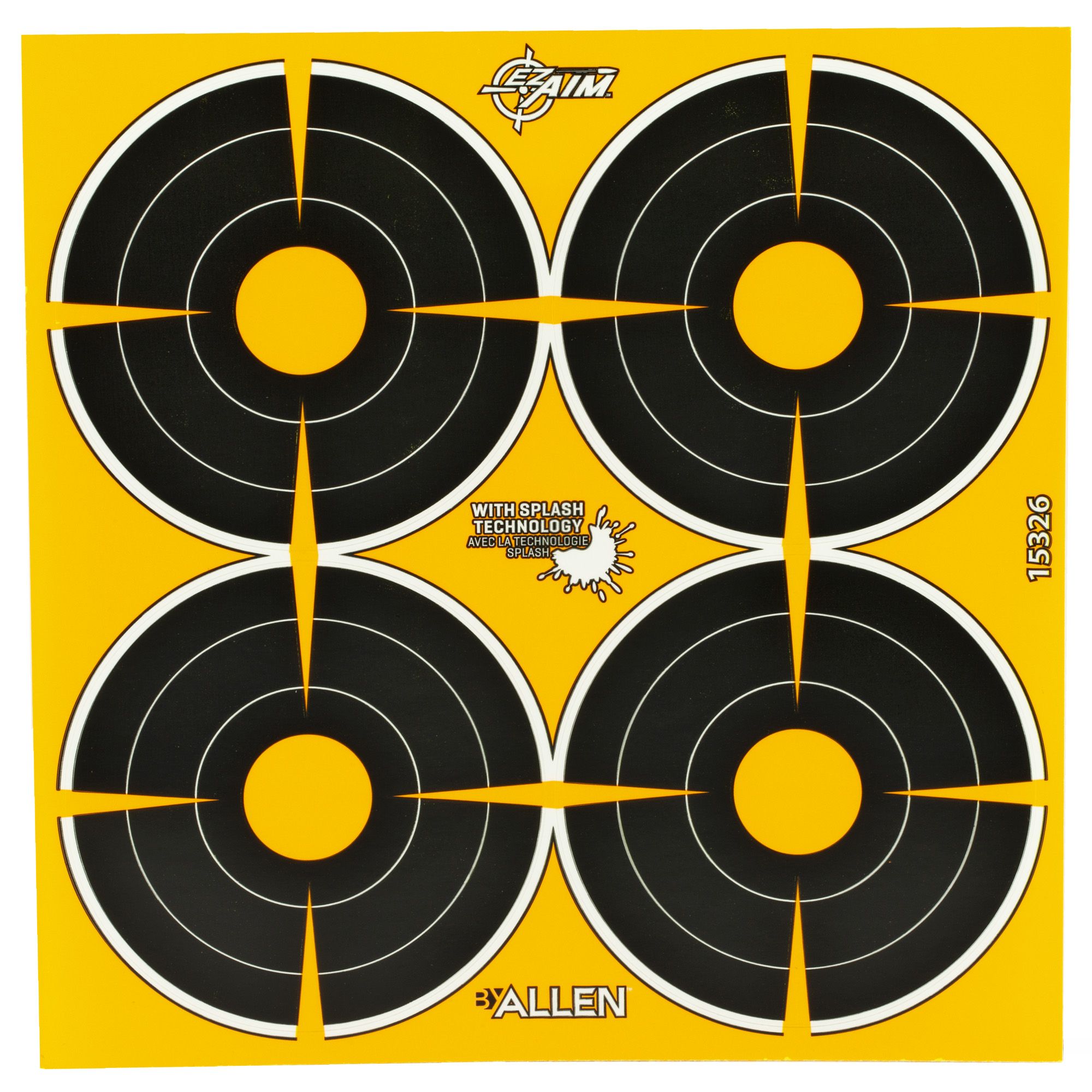 ALLEN EZ AIM 3″ BULLSEYE 12 SHEETS