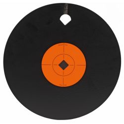 B/C 8″ GONG ONE HOLE 3/8″ AR500 STL