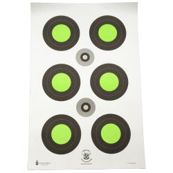 ACTION TGT TRIDENT BLSEYE GRN 100PK
