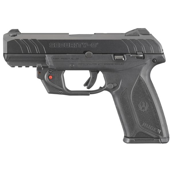 RUGER SEC-9 9MM 4″ BLK 15RD 3DT LSR