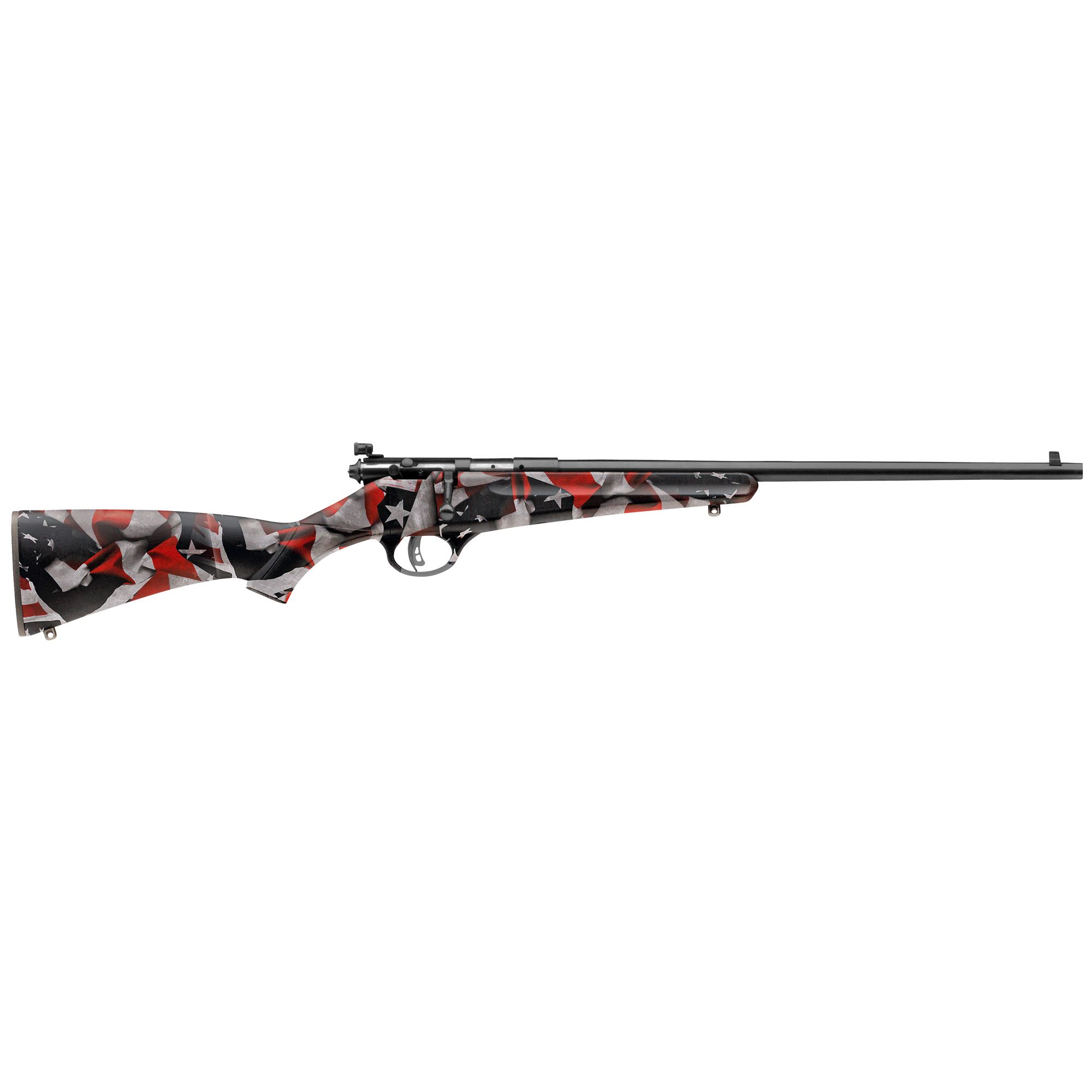 SAV RASCAL 22LR 16.13″ RED/WHT/BLUE