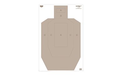 B/C EZE-SCORER IPSC TGT 100-23X35