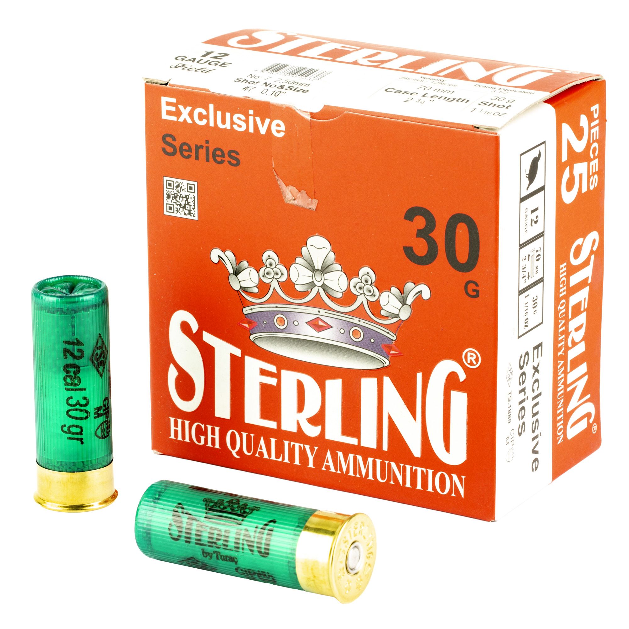STERLING EXCLSV 12GA 2.75″ #7 25/250