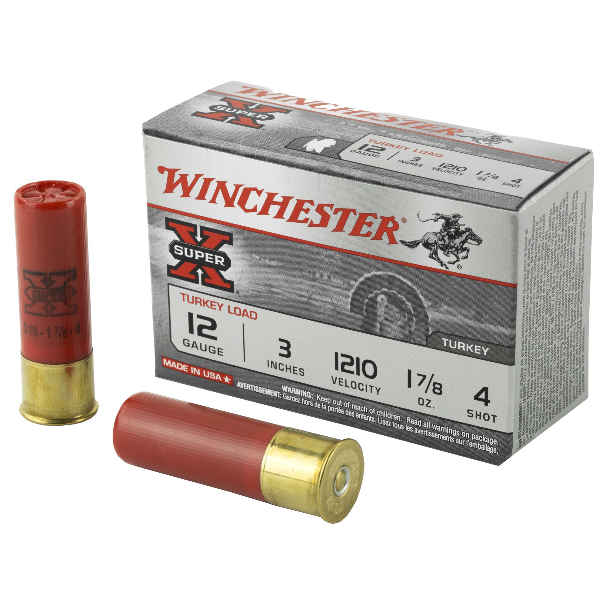 WIN SPRX TRKY 12GA 3″ #4 10/100