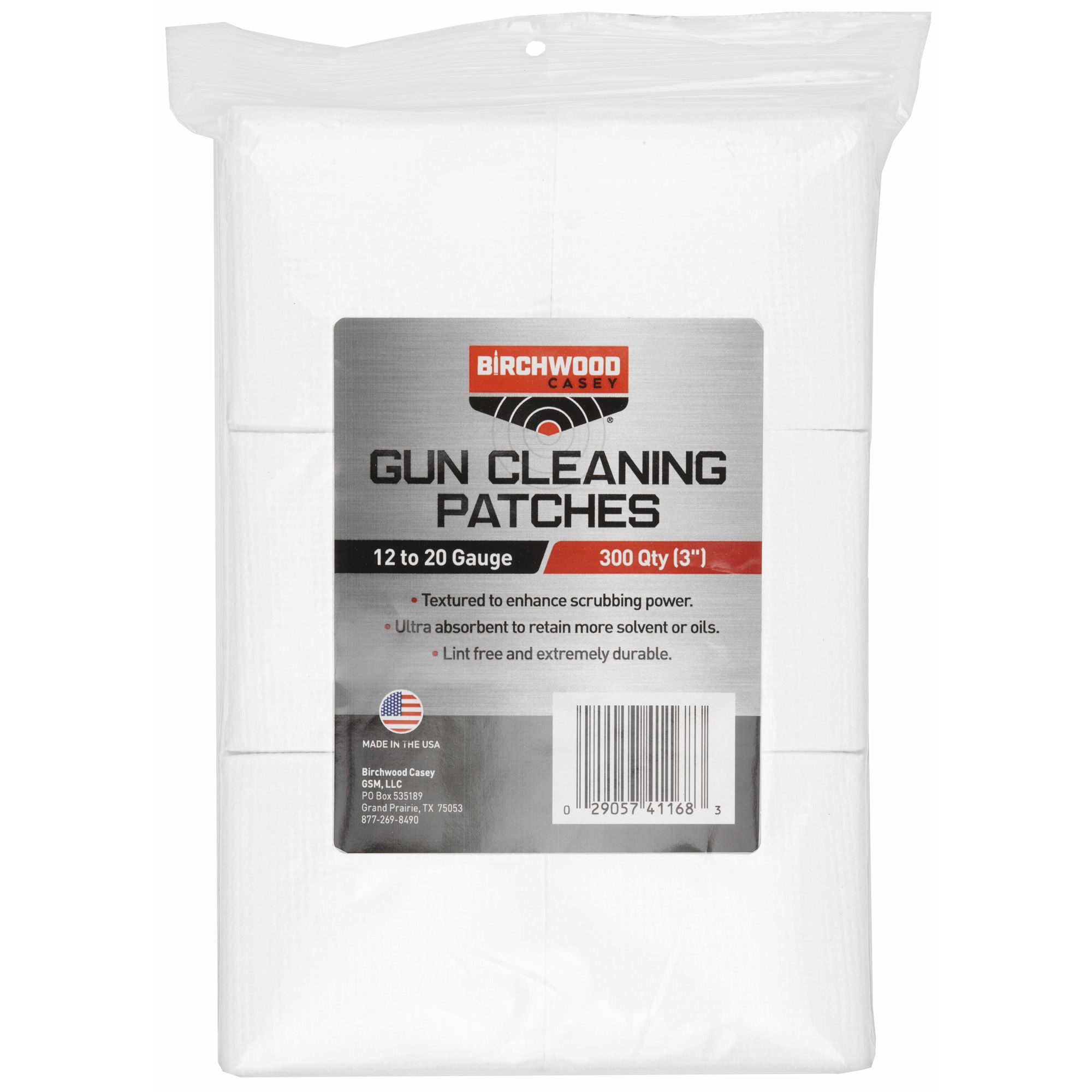B/C PATCHES 3″ 12-20GA 300PK
