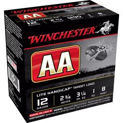 WIN AA LITE HC 12GA 2.75″ #8 25/250