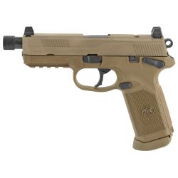 FN FNX-45 TACT 45ACP 5.3″ 15RD FDE