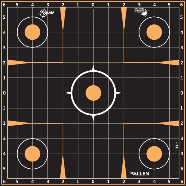 ALLEN EZ AIM 12″X12″ SIGHT-IN 5PK