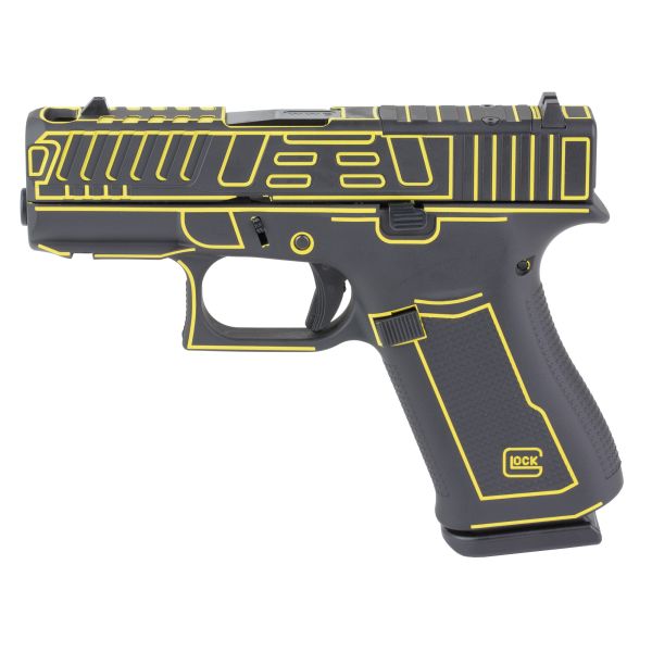 GLOCK 43X 9MM 10RD OUTLANDER YELLOW