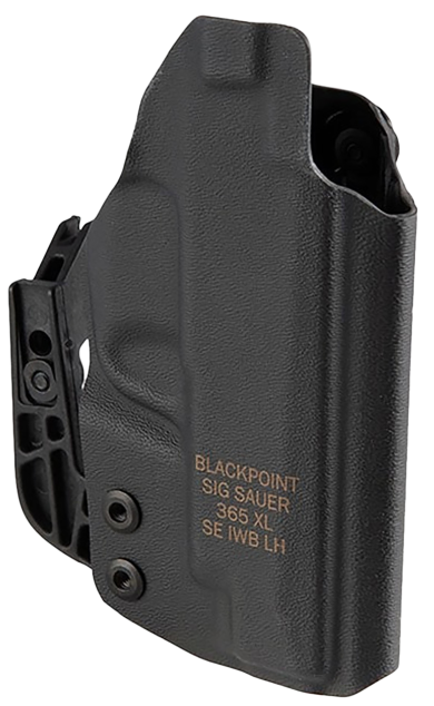 Sig Sauer HOL365XLAPXLH Tactical  IWB Black Polymer Belt Clip Fits Sig P365XL Left Hand