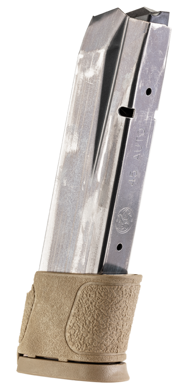 Smith & Wesson 194770000 M&P  14rd 45ACP Brown Floor Plate Steel