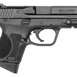 Smith & Wesson 12481 M&P M2.0  Sub-Compact 9mm Luger 12+1, 3.60″ Black Armornite Stainless Steel Barrel & Serrated Slide, Matte Black Polymer Frame w/Picatinny Rail