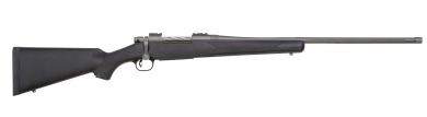 Mossberg 28259 Patriot  Full Size 450 Bushmaster 4+1 20″ Stainless Cerakote Threaded Barrel, Stainless Cerakote Drilled & Tapped Receiver, Fixed Black Synthetic Stock