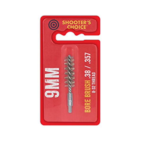 SHOOTERS CHOICE 9MM BORE BRUSH 2″
