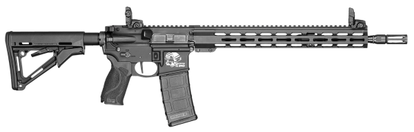 Smith & Wesson 13551 M&P15T II Limited Edition Engraved 5.56x45mm NATO 16″ 30+1 Matte Black Engraved Rec Raptor-LT CH Magpul CTR Stock M&P Grip with Interchangeable Palmswells Right Hand