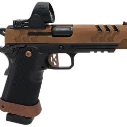 Kimber Mfg.,inc 3500055 2K11 Target (OI)  9mm 20+1 5″ High Polished w/ Coyote PVD, Brush Polish Flats w/ DLC Coating Stainless Steel Slide Aluminum Grip